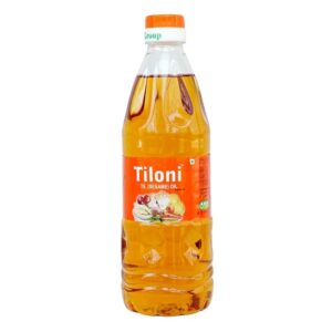 Tiloni Organic Til Oil Virgin | Chekku | Ghani No Artificial Flavour| Gingelly Sesame Oil 1 Ltre